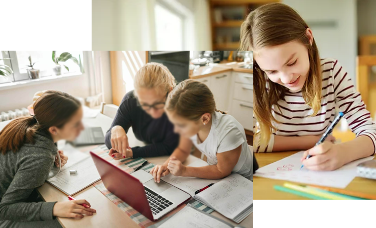 Online STEM and coding classes for homeschoolers from YoungGates, showing a group of happy students.